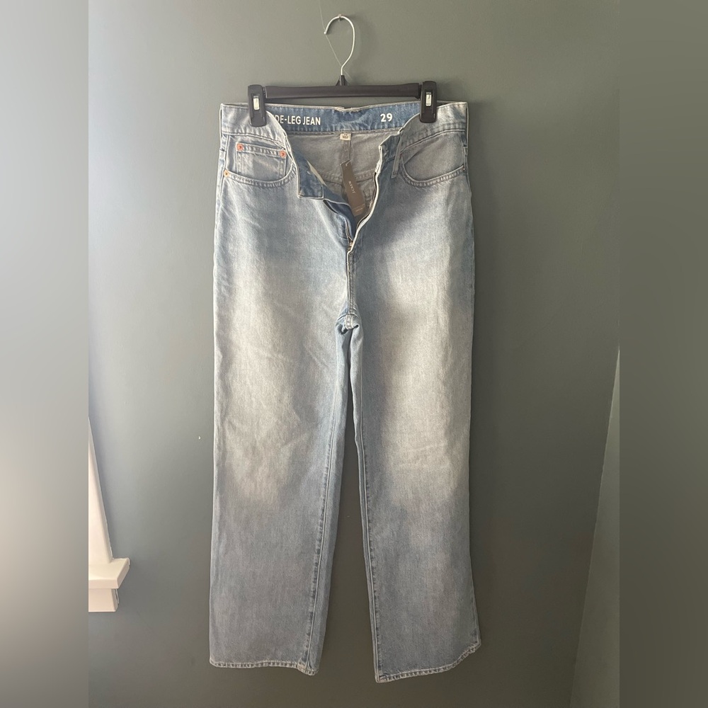 J Crew Women’s High Waisted Wide Leg Jeans